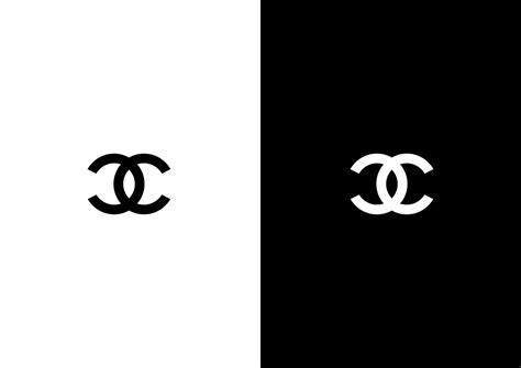 chanel black and white logo|why does chanel use black.